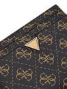 GUESS Card Holder Brown Logo