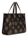 GUESS Silvana 2 Compartment Tote Mocha Logo GUESS Silvana 2 Compartment Tote Mocha Logo