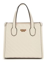Guess■ SILVANA ハリンボーンラピアミニトートバッグ white SILVANA 2 Compartment Mini Tote トートバッグ レディース