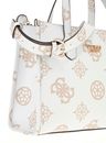 GUESS Silvana 2 Compartment Tote White Logo GUESS Silvana 2 Compartment Tote White Logo