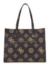 GUESS Silvana Girlfriend Tote Mocha Logo GUESS Silvana Girlfriend Tote Mocha Logo