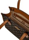 GUESS Silvana 2 Compartment Tote Mocha Logo