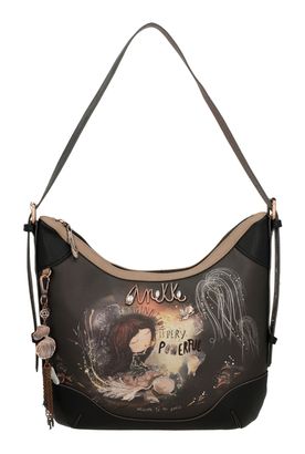 Anekke Dreamverse Hobo Shoulder Bag Darkbrown