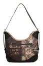 Anekke Dreamverse Hobo Shoulder Bag Darkbrown