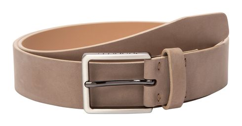 bugatti Men´s Leather Belt W100 Taupe