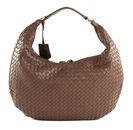 abro Leather Piuma Weaving Hobo Bag Nana L Camel