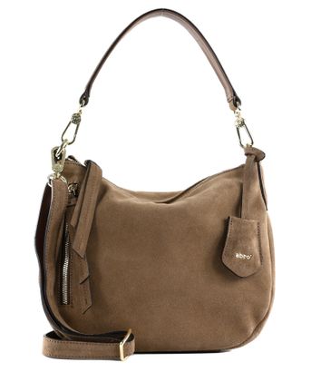 abro Leather Suede Hobo Juna S Camel