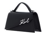 KARL LAGERFELD K / Signature Slim Crossbody Bag Black / Nickel KARL LAGERFELD K / Signature Slim Crossbody Bag Black / Nickel