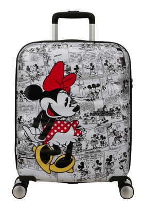 American Tourister Wavebreaker Disney Spinner 55 / 20 TSA Disney FL Minnie Comics White