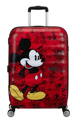 American Tourister Wavebreaker Disney Spinner 67 / 24 TSA Disney FL Mickey Comics Red