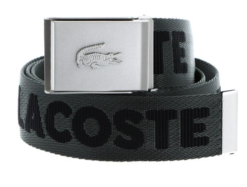 LACOSTE Jacquard Webbing Belt W100 Darkgrey