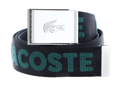 LACOSTE Jacquard Webbing Belt W100 Blue / Green