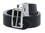 LACOSTE Casual Plain Grained Leather Belt W95 Darkgrey - kürzbar LACOSTE Casual Plain Grained Leather Belt W95 Darkgrey - kürzbar