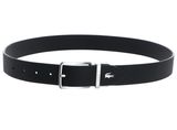LACOSTE Casual Plain Grained Leather Belt W95 Darkgrey - kürzbar LACOSTE Casual Plain Grained Leather Belt W95 Darkgrey - kürzbar