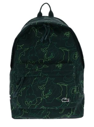 LACOSTE Holiday Backpack Allover RG Flower Sinople