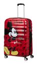American Tourister Wavebreaker Disney Spinner 77 / 28 Disney Trolley Mickey Comics Red