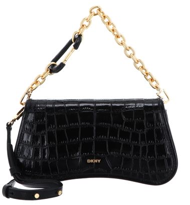 DKNY Adria Clutch Blk / Gold