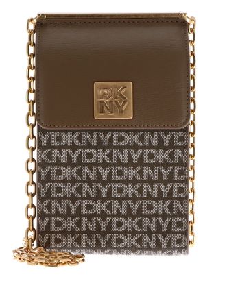 DKNY Mona Phone Crossbody Bag Chino / Shitake