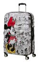 American Tourister Wavebreaker Disney Spinner 77 / 28 Disney Trolley Minnie Comics White