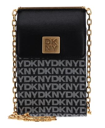 DKNY Mona Phone Crossbody Bag BK Logo - BK