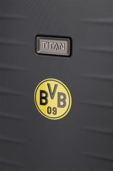 TITAN Litron Rahmen 4 W Trolley L BVB, Schwarz/Gelb, Unisex, Erwachsene, Schwarz/Gelb, LÄSSIG