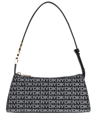 DKNY Avril Shoulder Bag BK Logo - BK