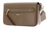 DKNY Bryant Ave Flap Crossbody Bag M Shitake