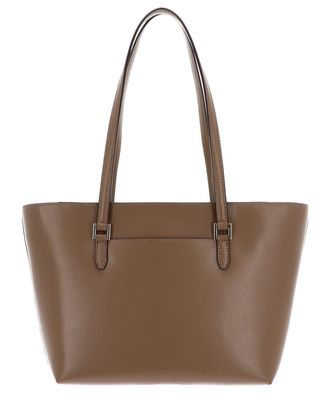 DKNY Damen Zyon Messenger Tote Bag – Mokka/Karamell | Große Umhängetasche Mit Abnehmbarem Trageriemen | Vielseitig Für Arbeit & Freizeit