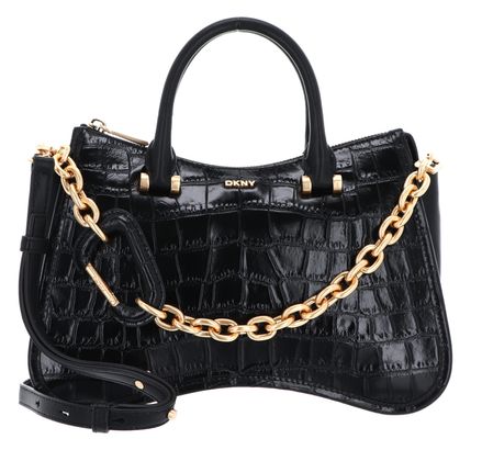 DKNY Adria Satchel Bag Blk / Gold