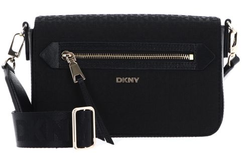 DKNY Bryant Ave Flap Crossbody Bag JET BLK / BLK