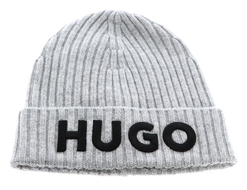 HUGO Beanie Medium Grey