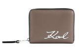 KARL LAGERFELD K / Signature 2.0 Zip Wallet M Ash Grey