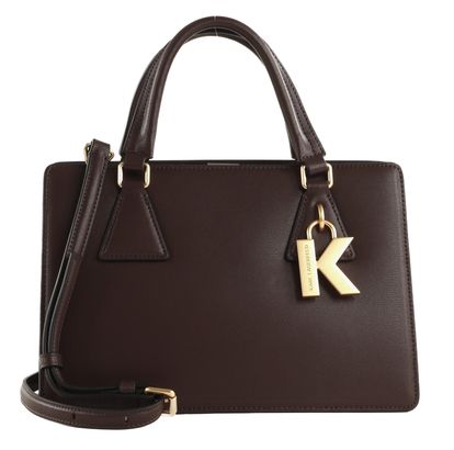 KARL LAGERFELD K / Lock MD Tophandle Dark Chocolate