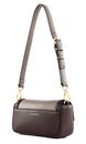 KARL LAGERFELD Belle De Jour Shoulder Bag Ash Grey / Dark Chocolate KARL LAGERFELD Belle De Jour Shoulder Bag Ash Grey / Dark Chocolate