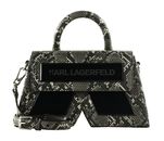KARL LAGERFELD Belle De Jour Handbag Python / Black