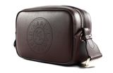 KARL LAGERFELD K / Circle Camera Bag Perforated Dark Chocolate KARL LAGERFELD K / Circle Camera Bag Perforated Dark Chocolate