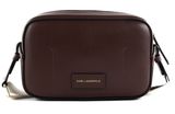 KARL LAGERFELD K / Circle Camera Bag Perforated Dark Chocolate KARL LAGERFELD K / Circle Camera Bag Perforated Dark Chocolate