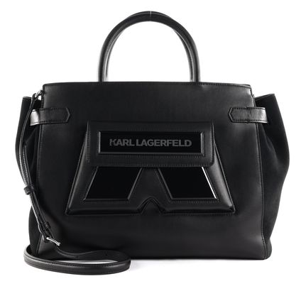 KARL LAGERFELD Belle De Jour Top Handle Tote Black