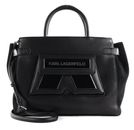 KARL LAGERFELD Belle De Jour Top Handle Tote Black KARL LAGERFELD Belle De Jour Top Handle Tote Black