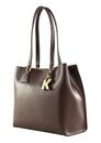 KARL LAGERFELD K / Lock Soft Tote M Dark Chocolate