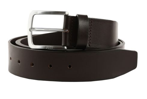 BOSS Jor-V-Plus Sz40 Leather Belt W140 Dark Brown