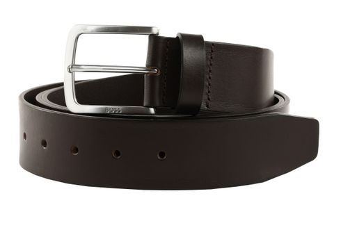 BOSS Jor-V-Plus Sz40 Leather Belt W135 Dark Brown