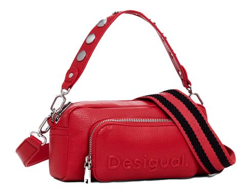 Desigual Half Logo Prad Crossbody Bag Carmine