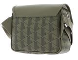 LACOSTE The Blend Messenger Bag Mono Kaki Noir LACOSTE The Blend Messenger Bag Mono Kaki Noir