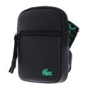 LACOSTE LCST Slimline Flat Crossover Bag S Jacquard Webbing Noir LACOSTE LCST Slimline Flat Crossover Bag S Jacquard Webbing Noir