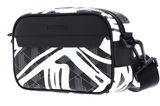 LACOSTE The Blend Reporter Bag S Print Blanc Mono Noir LACOSTE The Blend Reporter Bag S Print Blanc Mono Noir