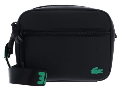 LACOSTE LCST Reporter Bag Jacquard Webbing Noir