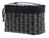LACOSTE Vanity Bag S Mono Noir Beige LACOSTE Vanity Bag S Mono Noir Beige