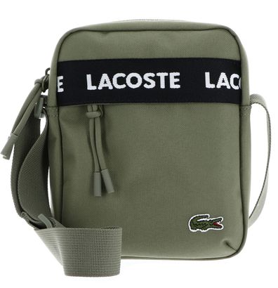 LACOSTE Neocroc Vertical Camera Bag Tape Kaki