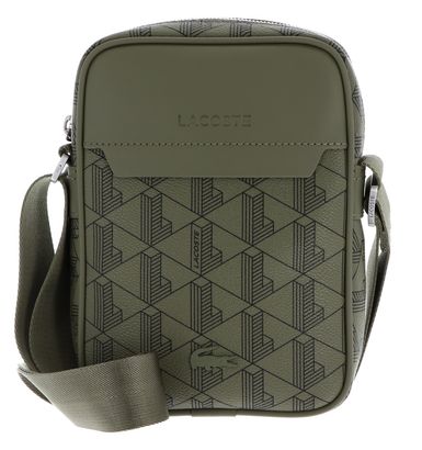 LACOSTE The Blend Vertical Camera Bag Mono Kaki Noir